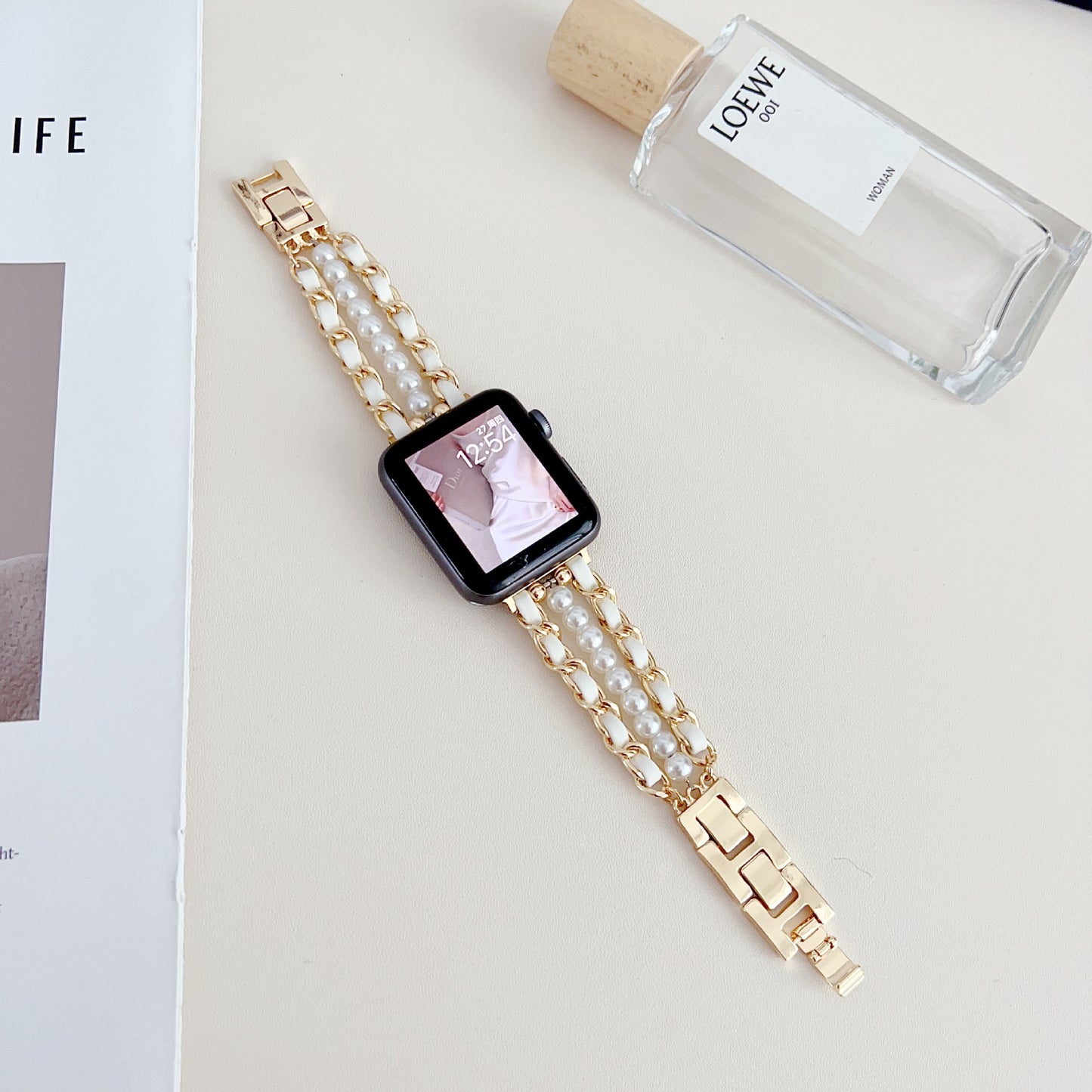 Apple Watch Armband I "Luxury Pearl"